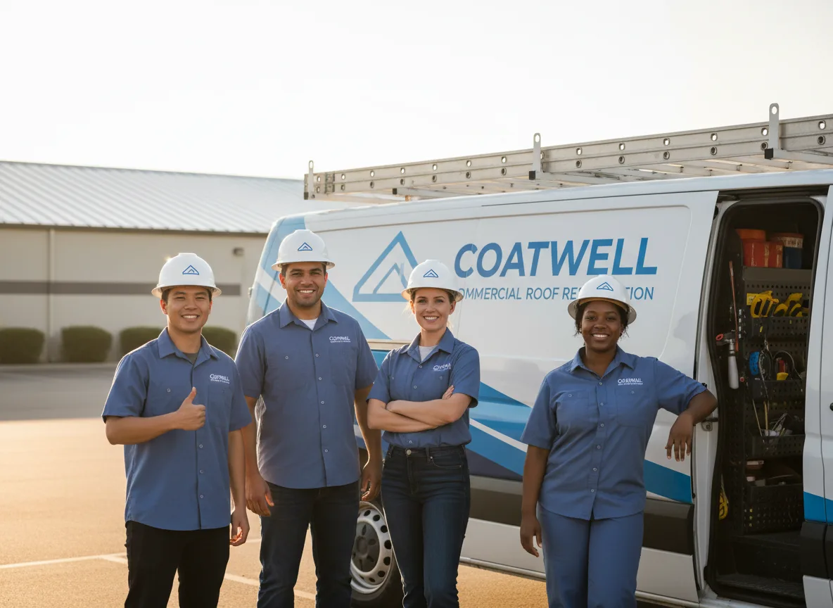 Commercial roof coating company in Gause, TX